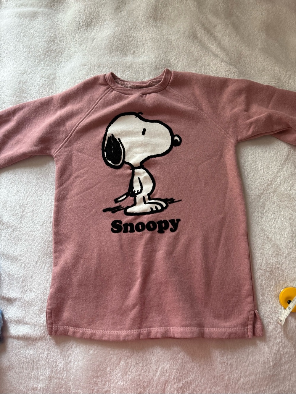 Snoopy Pink Kids Long Sleeve Top 4T